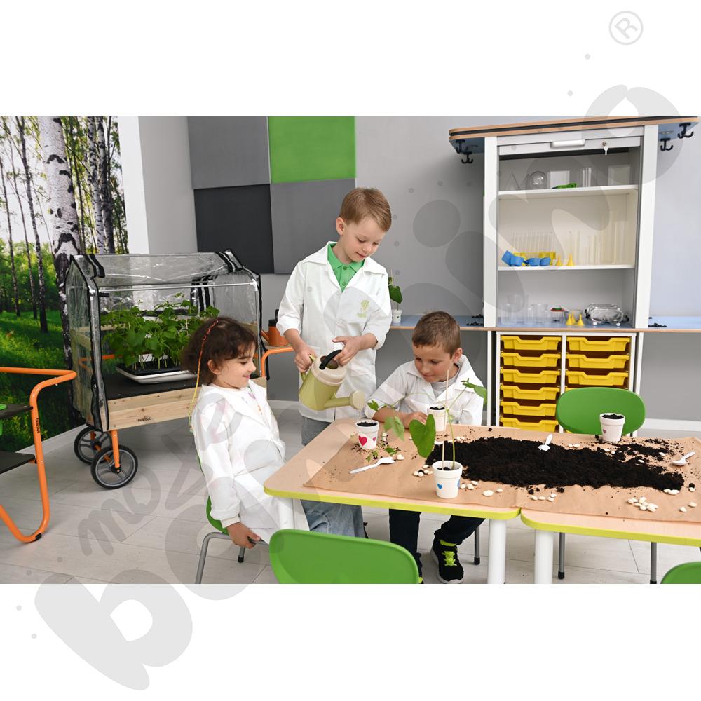 Blat Quadro klon jasny kwadratowy, limonkowe obrzeże