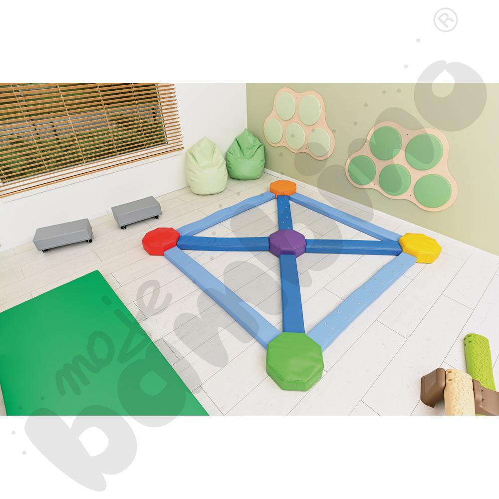 Zestaw sensoryczny Kwadrat, 13 elem.