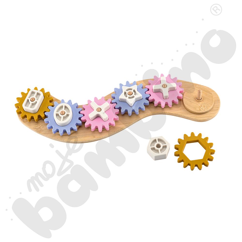 Zębatki silikonowe malucha, mix kolorów