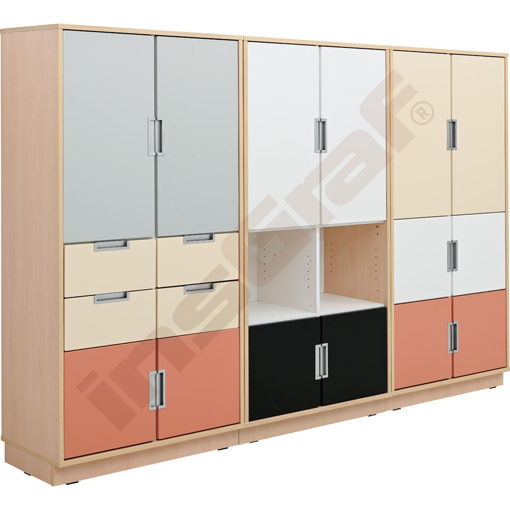 Quadro - sestava 261, korpusy světlý javor