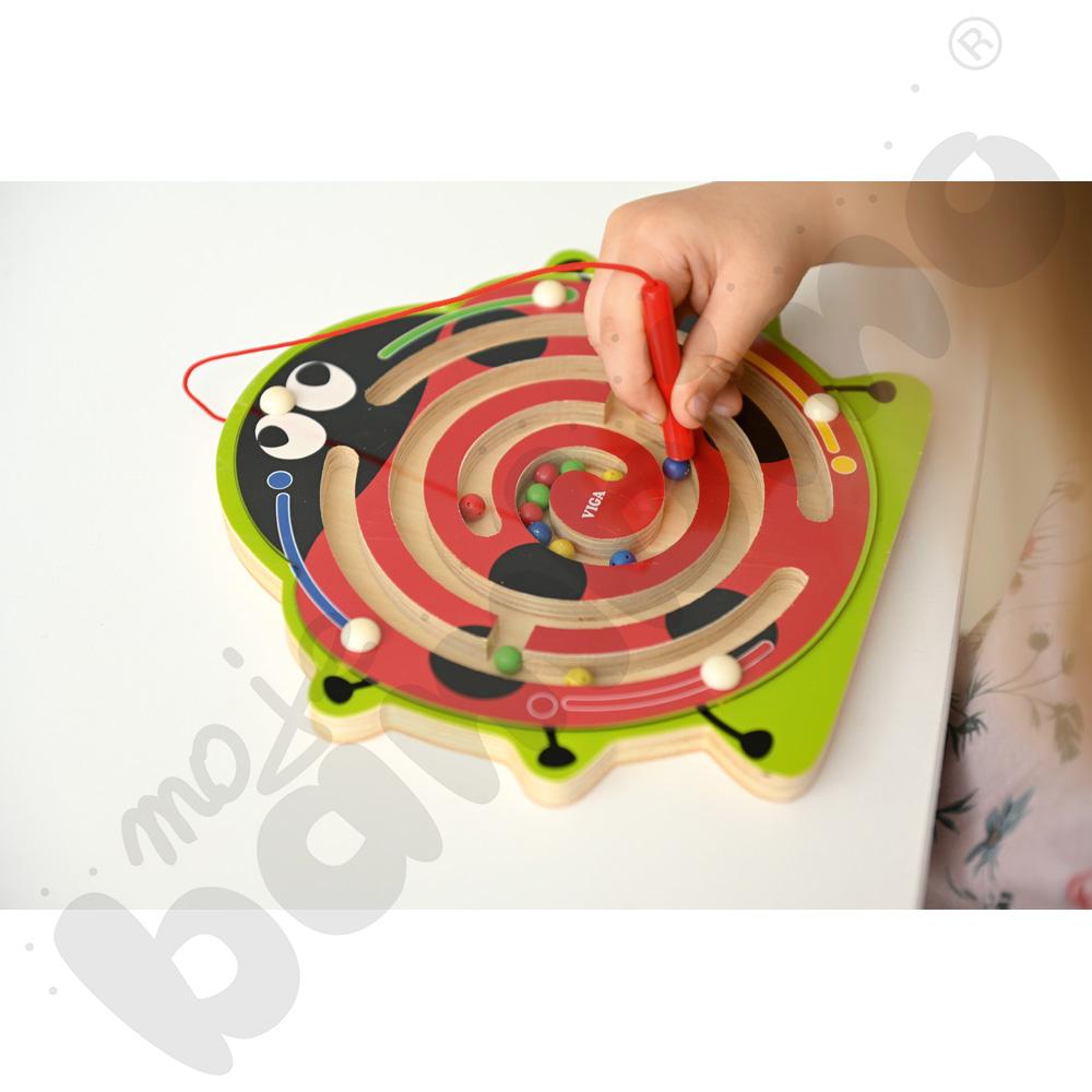 Magnetyczny labirynt - biedronka