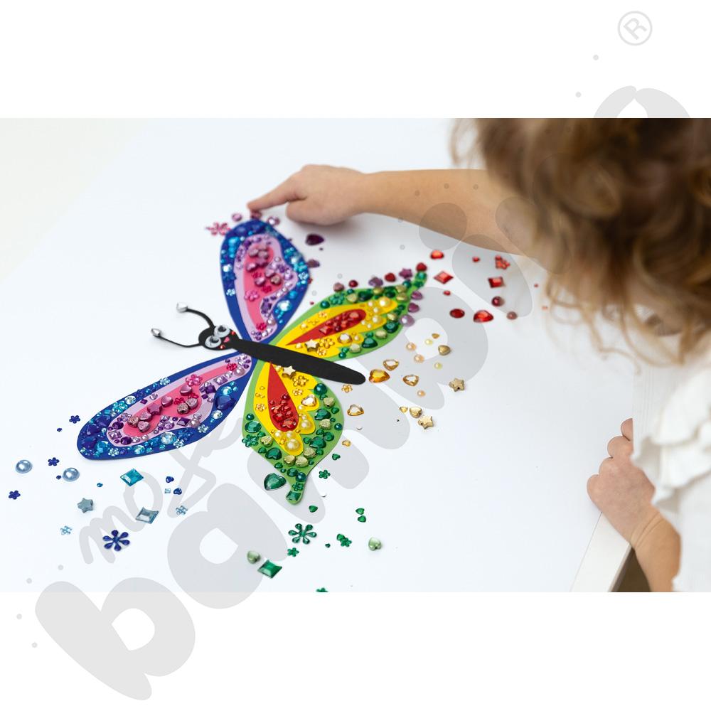 Zestaw kryształków deco - różne kształty