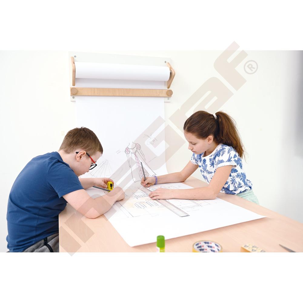 Oboustranný psací stůl Quadro - světlý javor