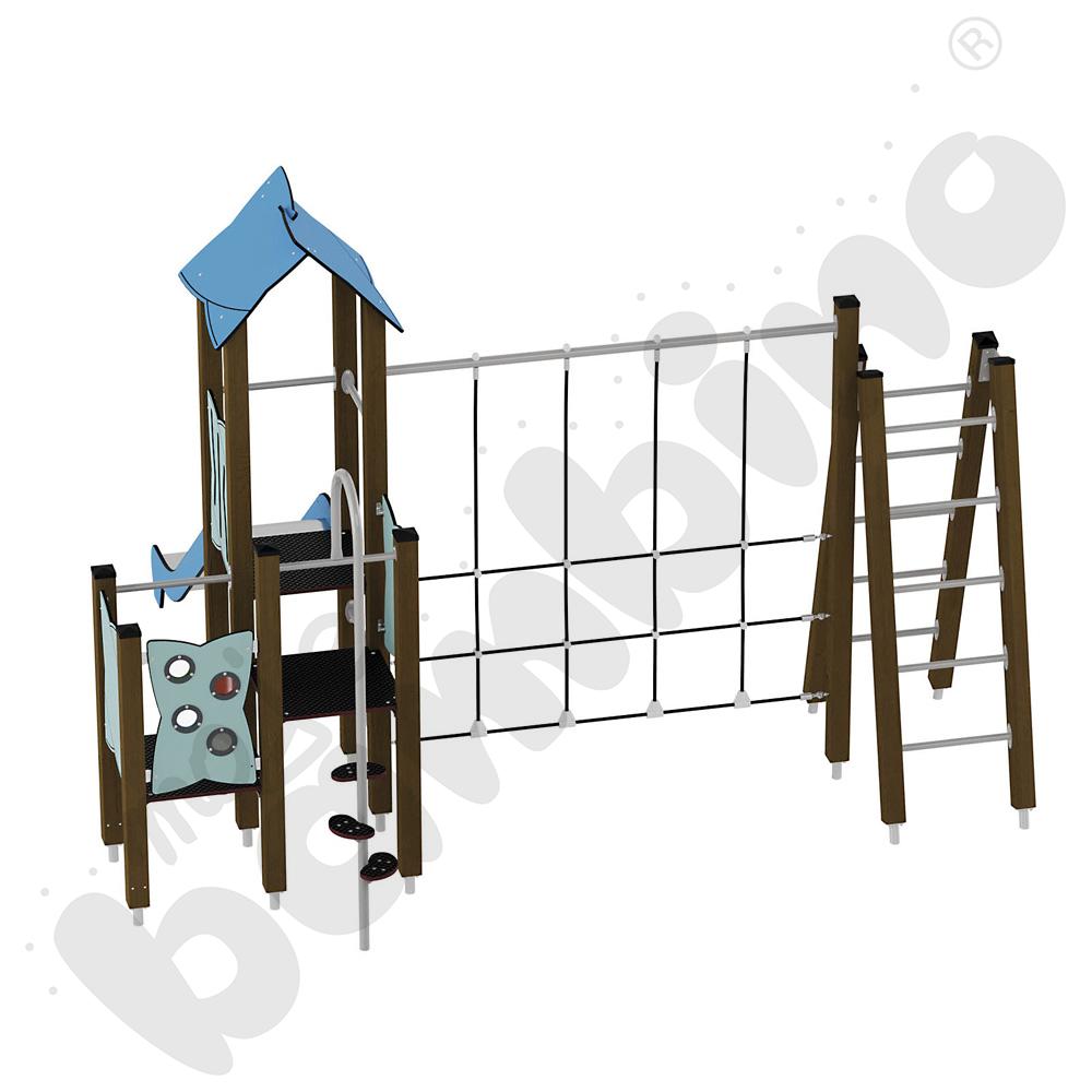 Zestaw Urbi 7, słupy drewniane B