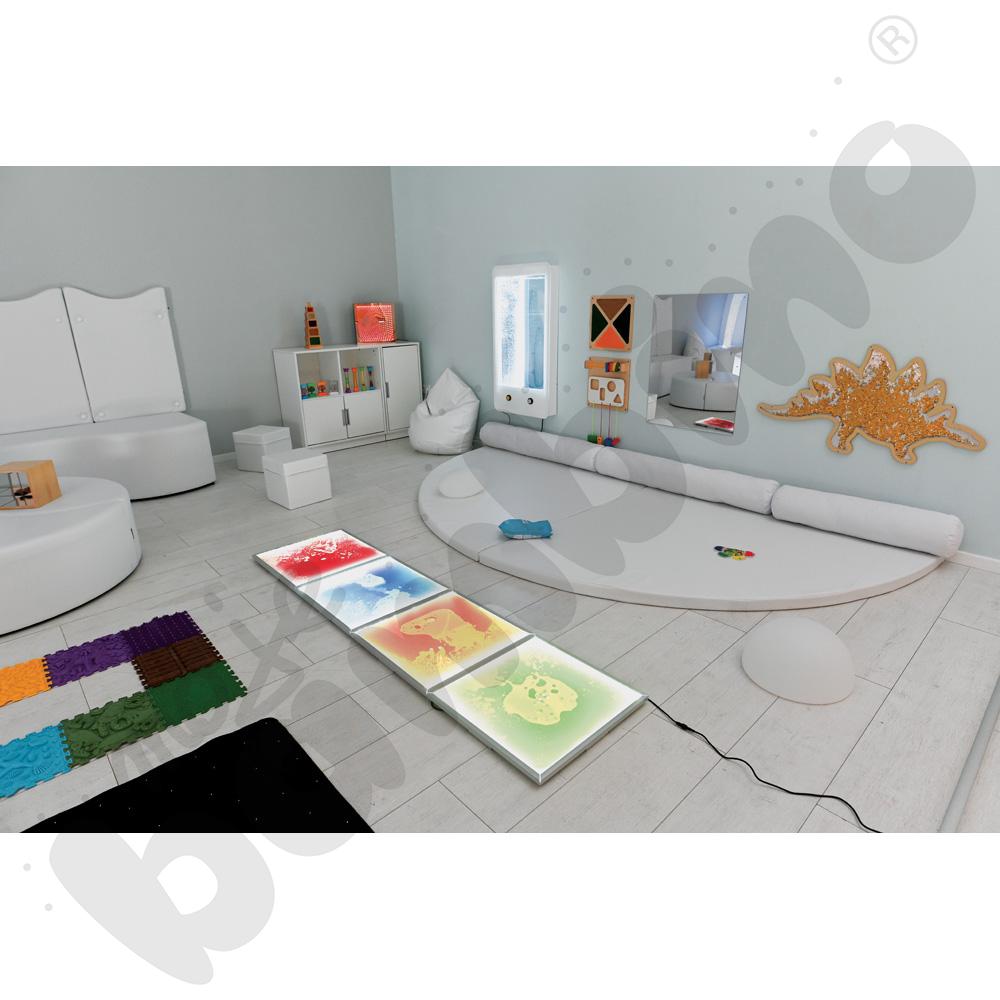 Podświetlany panel podłogowy, zielony