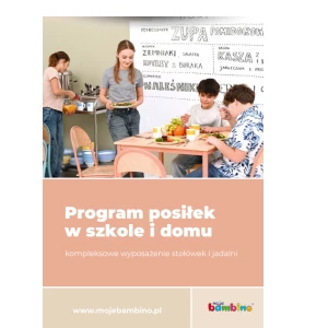 Okładka Ulotka Posiłek w szkole i w domu