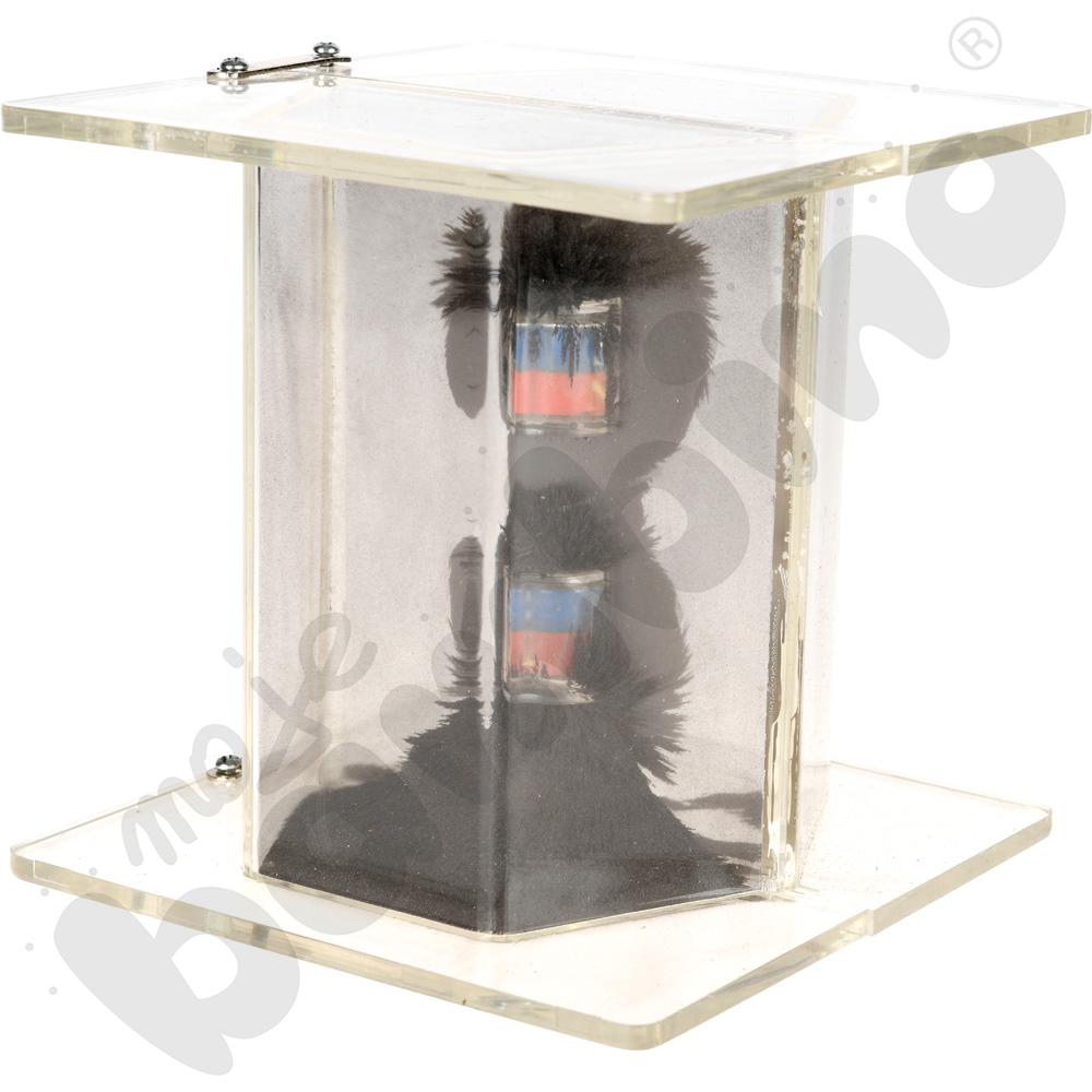 Przyrząd do demonstracji pola magnetycznego - magnesy sztabkowe