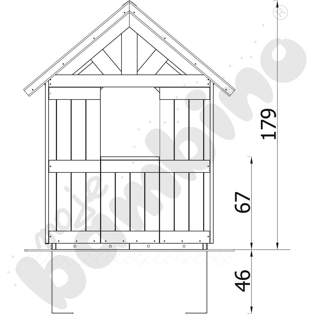 Domek Terra prosty, z kotwami