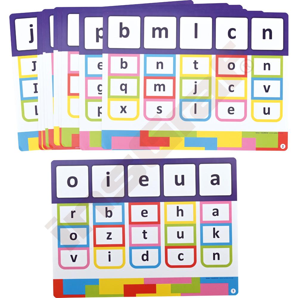 
Color Code – Aufgabenkarten - Groß- und Kleinbuchstaben
