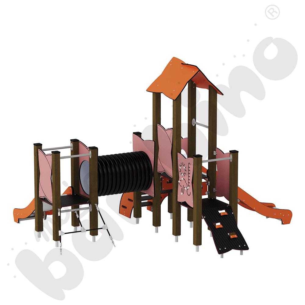 Zestaw Urbi 5, słupy drewniane A