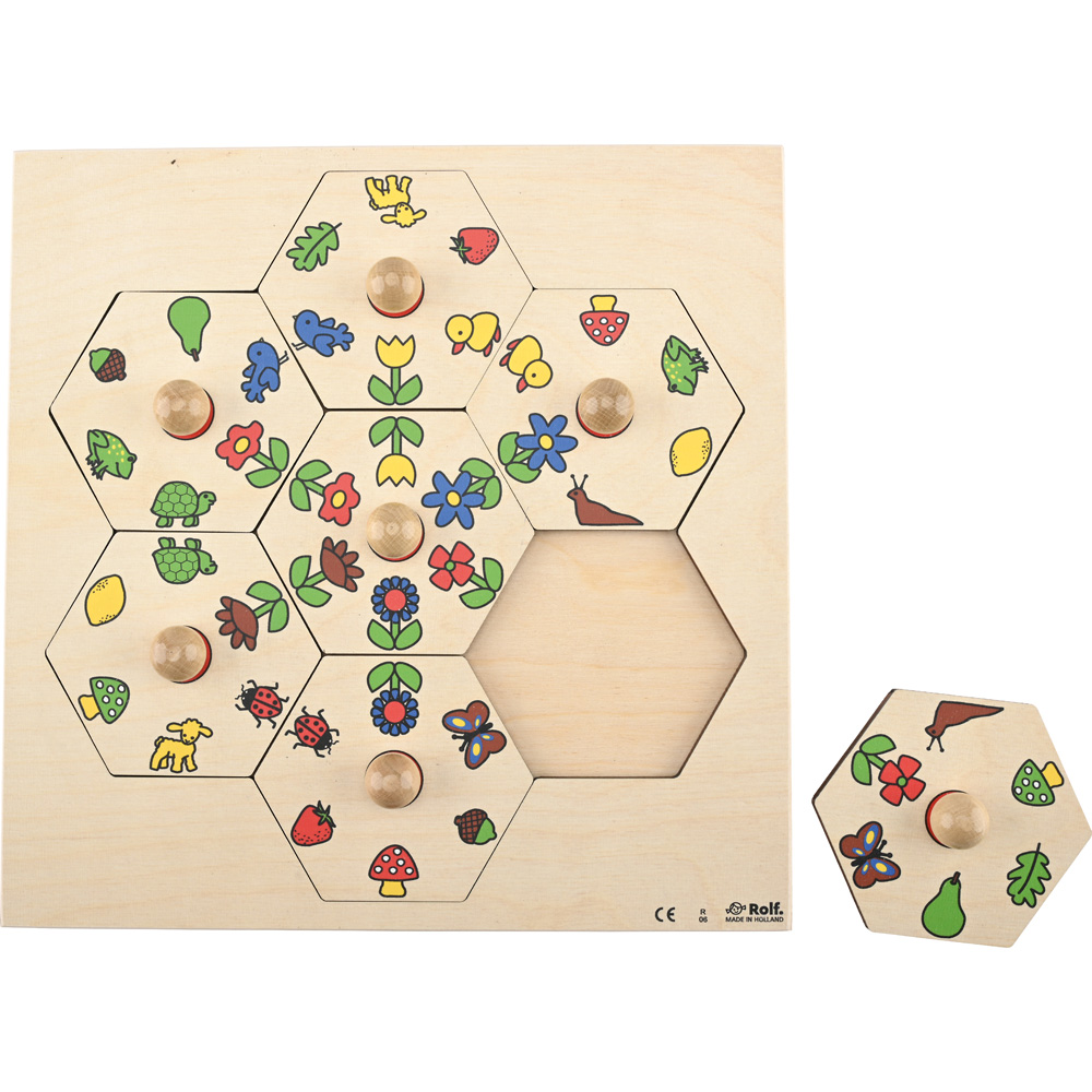Puzzle s úchytom - príroda