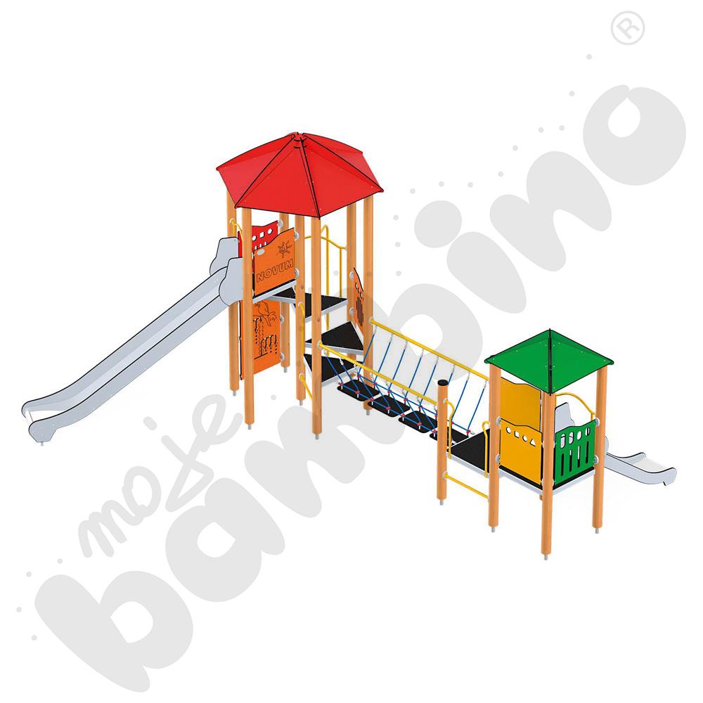 Orbis - baszta 9, drewniane słupy