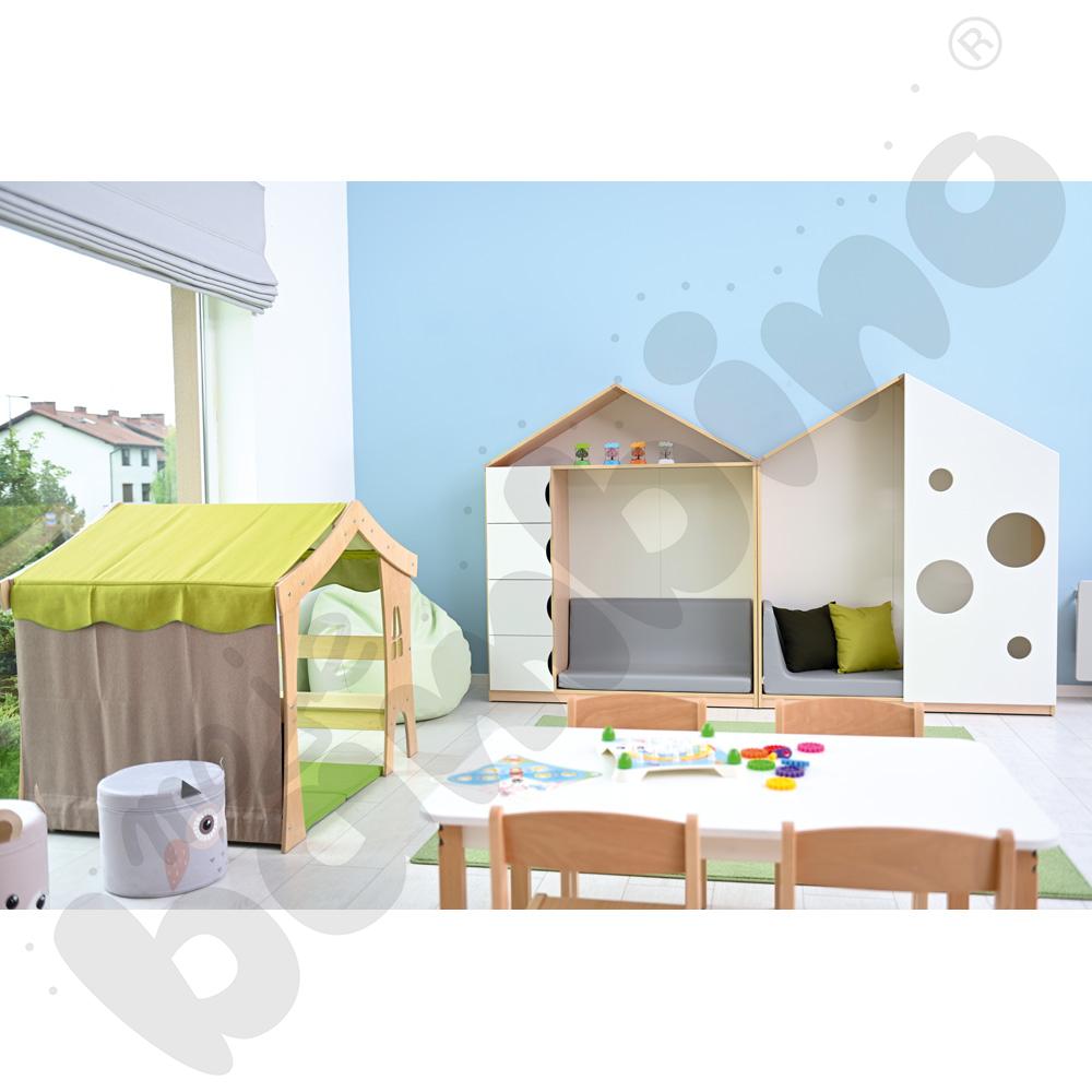 Biblioteczka-domek Feria, klon jasny