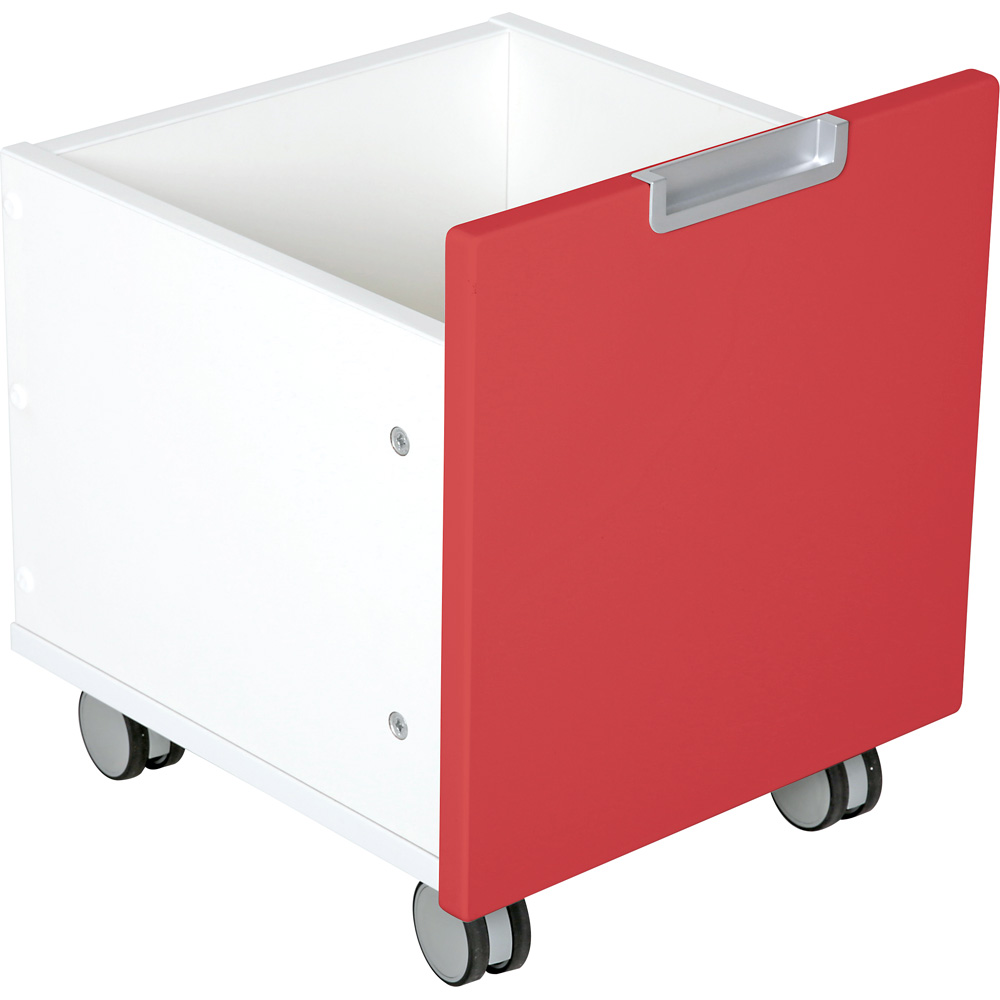Quadro - úložný box - malý, červený