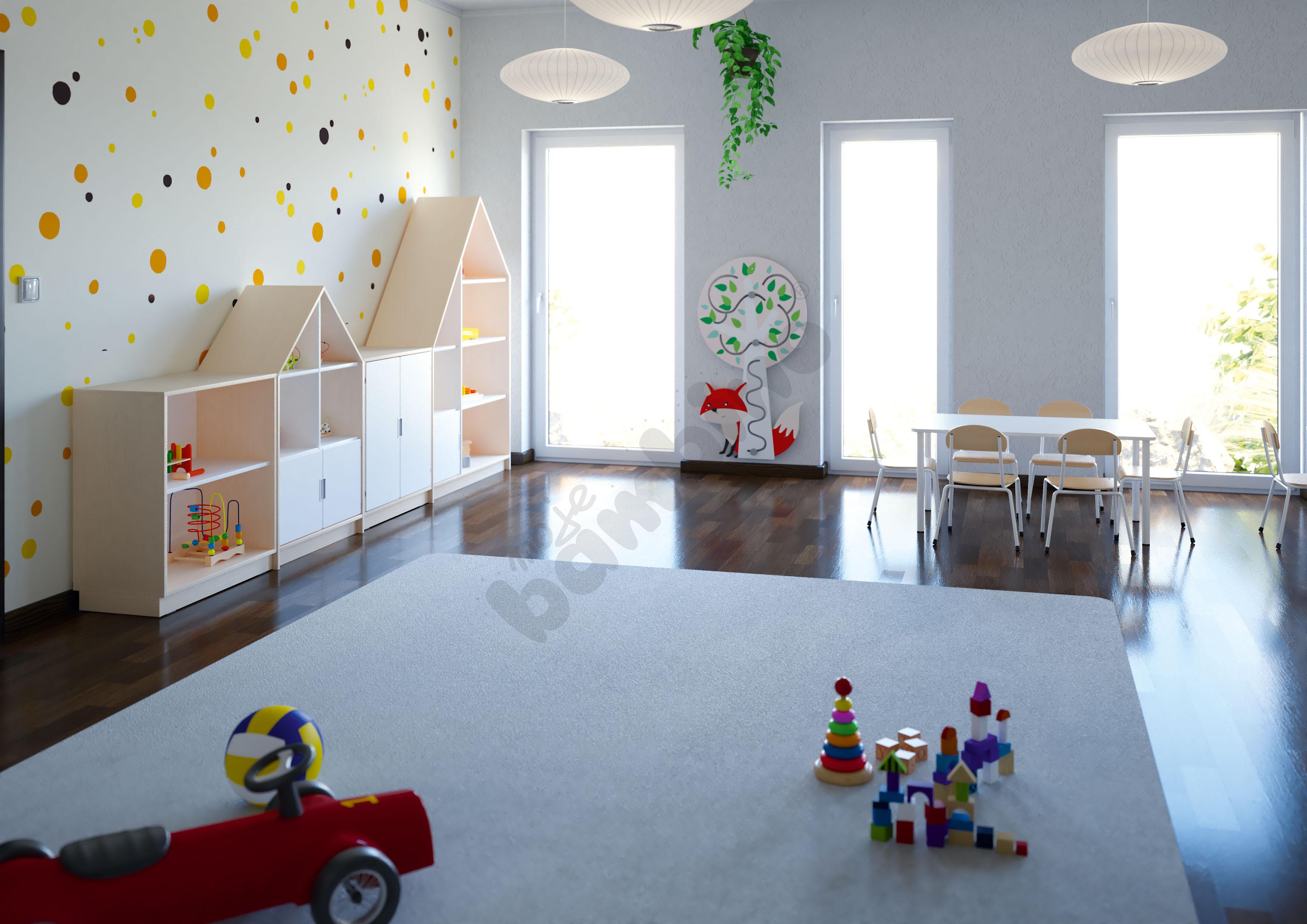 Sala przedszkolna z domkami Quadro dla 30 dzieci