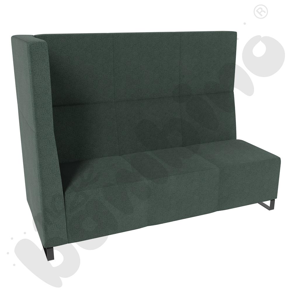 Sofa Universum 3-os. wys. 133 cm, bok średni lewy, tkanina KG01