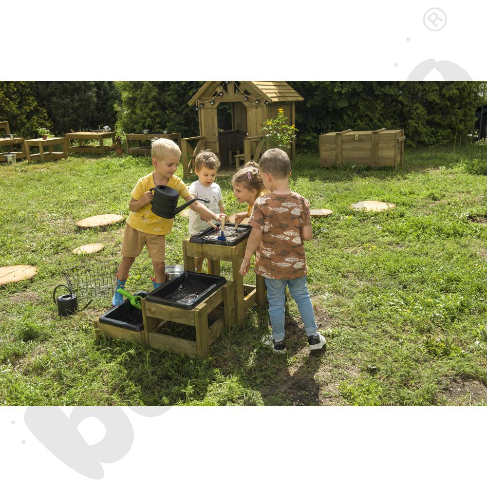 Donica Terra z pojemnikiem, niska