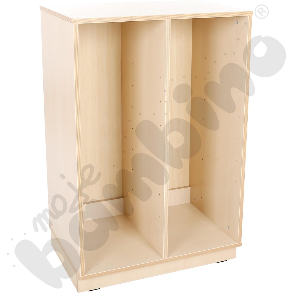 Szafka Flexi L na pojemniki na cokole - 2 kolumny