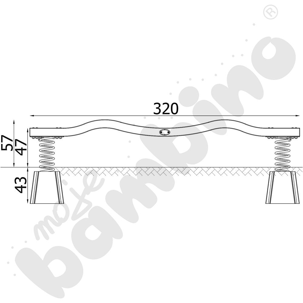 Równoważnia falista