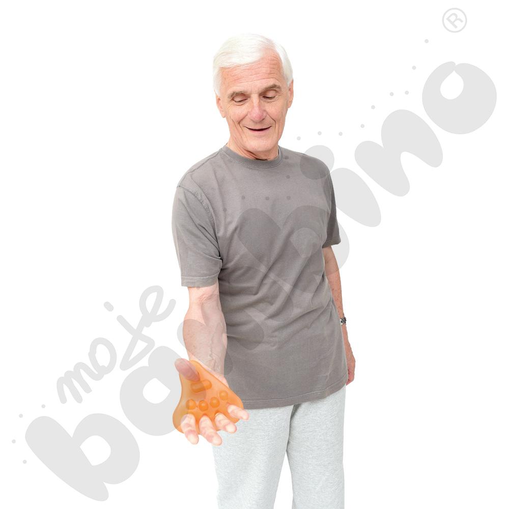 Elastyczny trójkąt do treningu dłoni - średniej twardości