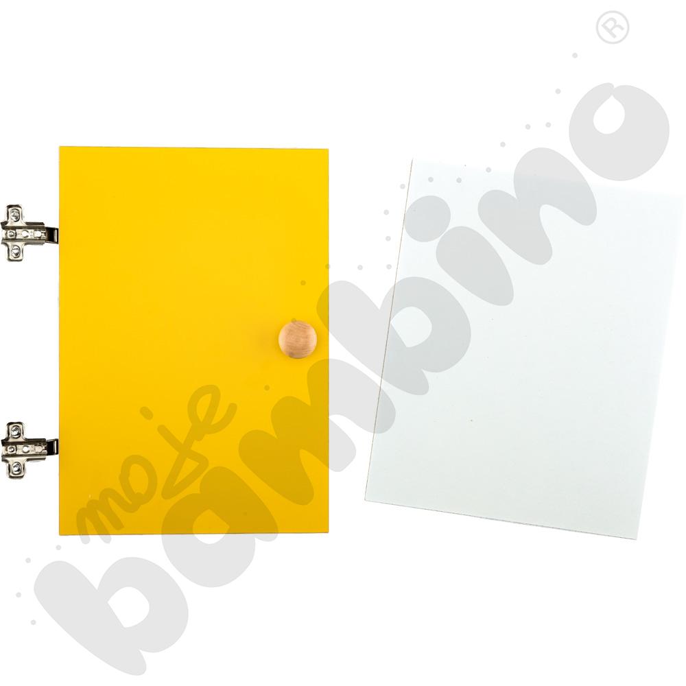 Drzwiczki do Kolorowych regałów - żółte