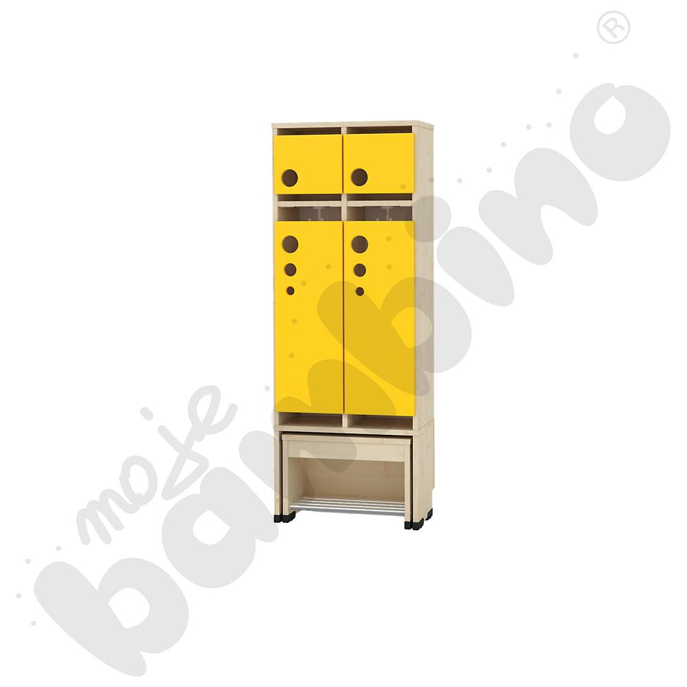 Szatnia Kropla z wysuwanym siedziskiem 2-os., wys. 31 cm 