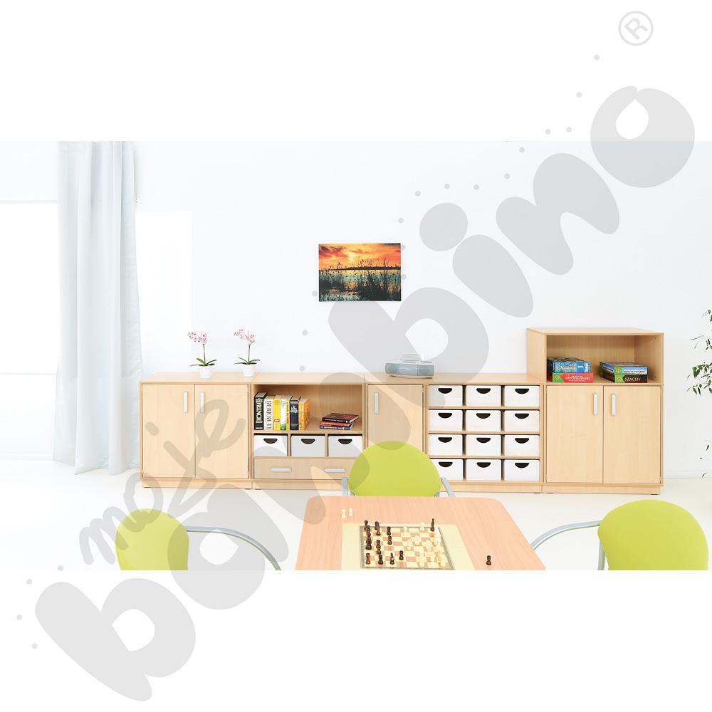 Stół Flexi kwadratowy szkolny - bukowy