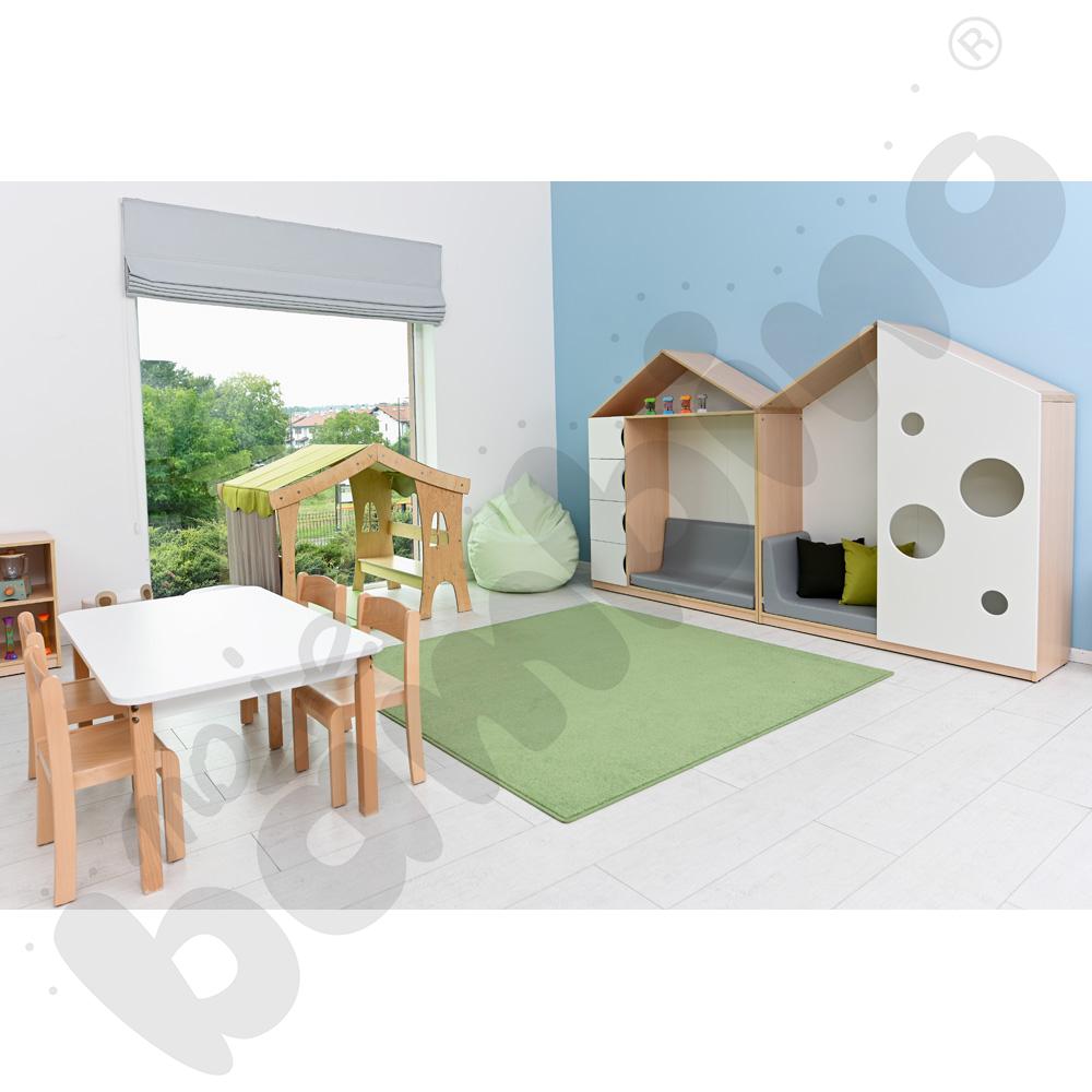 Biblioteczka-domek Feria, klon jasny