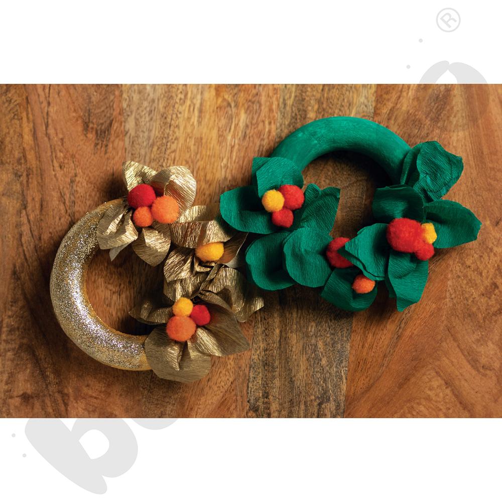 Obręcze styropianowe, śr. 12,5 cm, 17 szt.