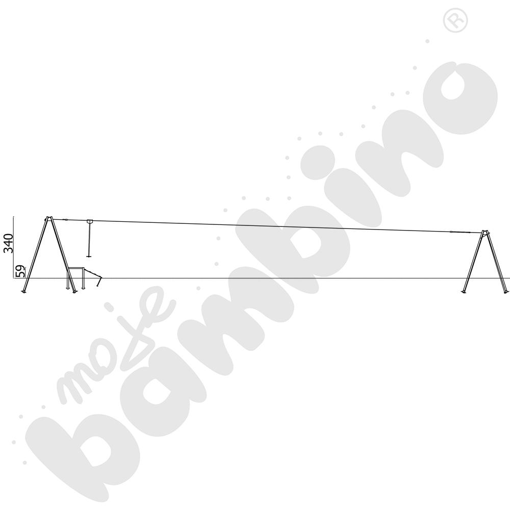 Zjazd linowy podwójny