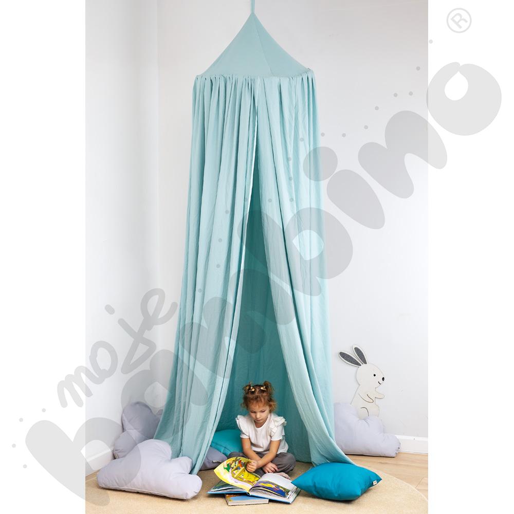 Baldachim smyka - turkusowy pastel