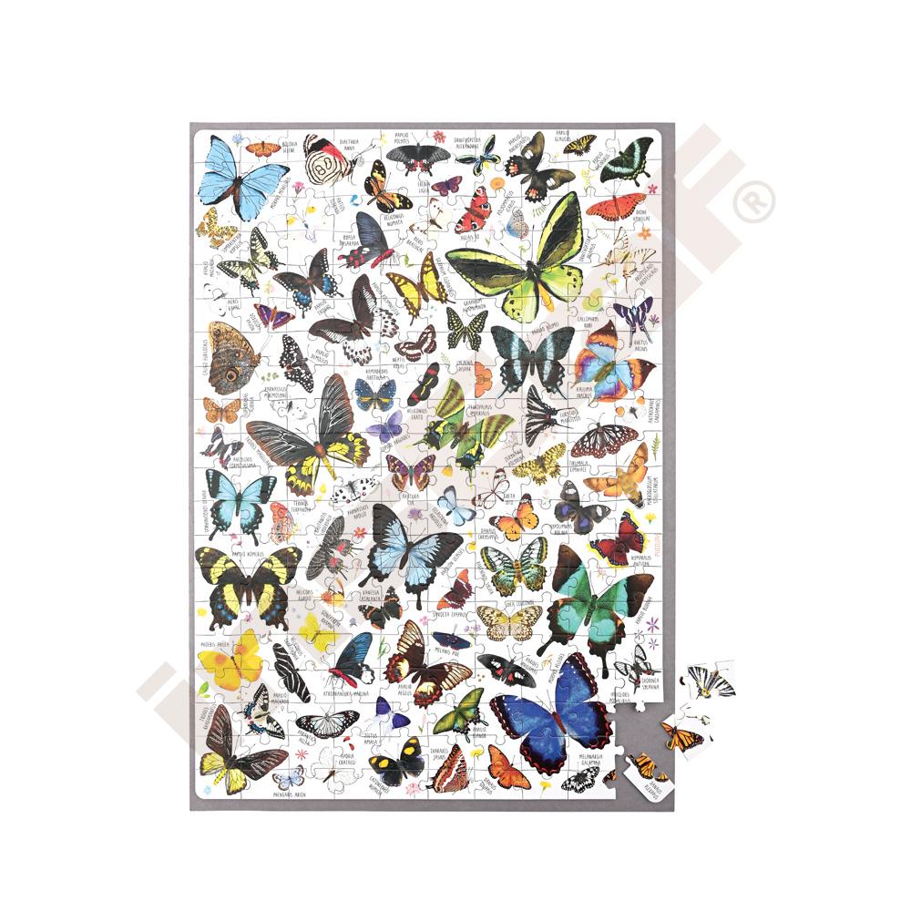 Puzzle - motýli, 200 dílů