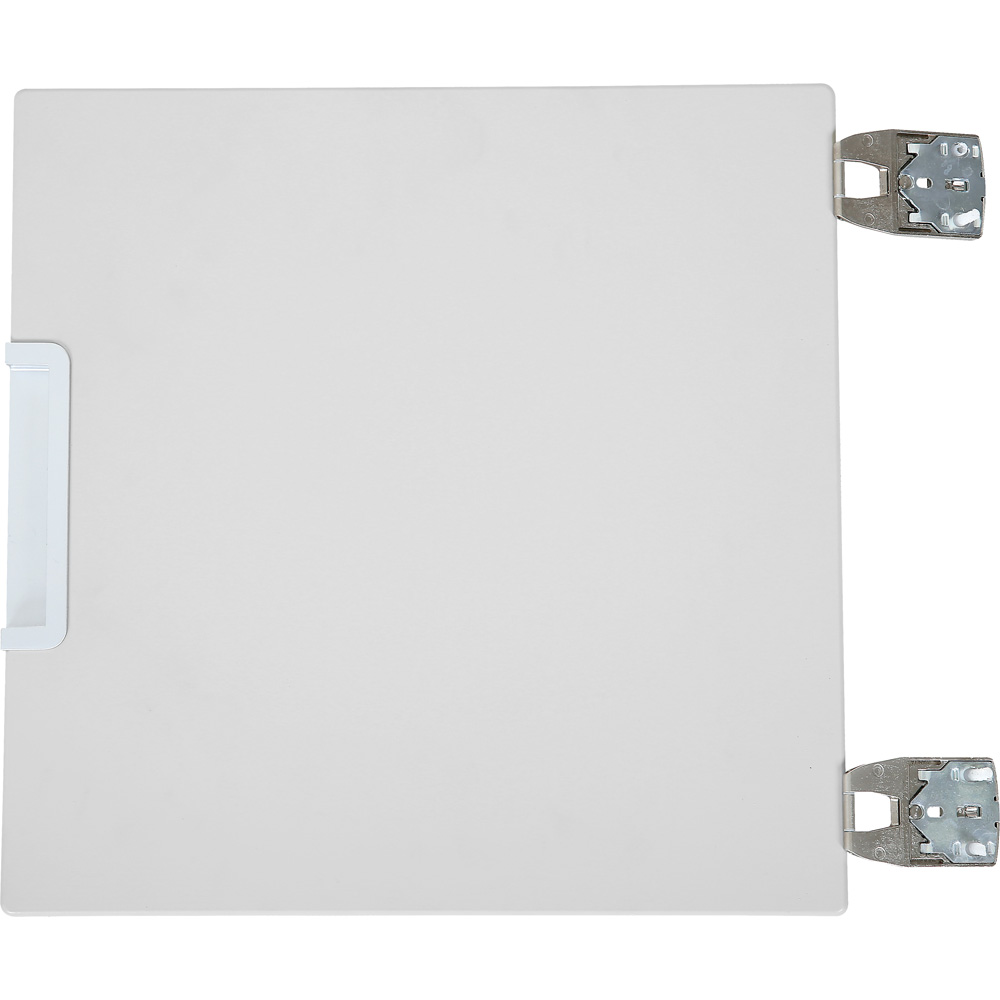 Quadro - malé dvierka 90 st. pre upevnenie do korpusu, tiché zatváranie - sivé