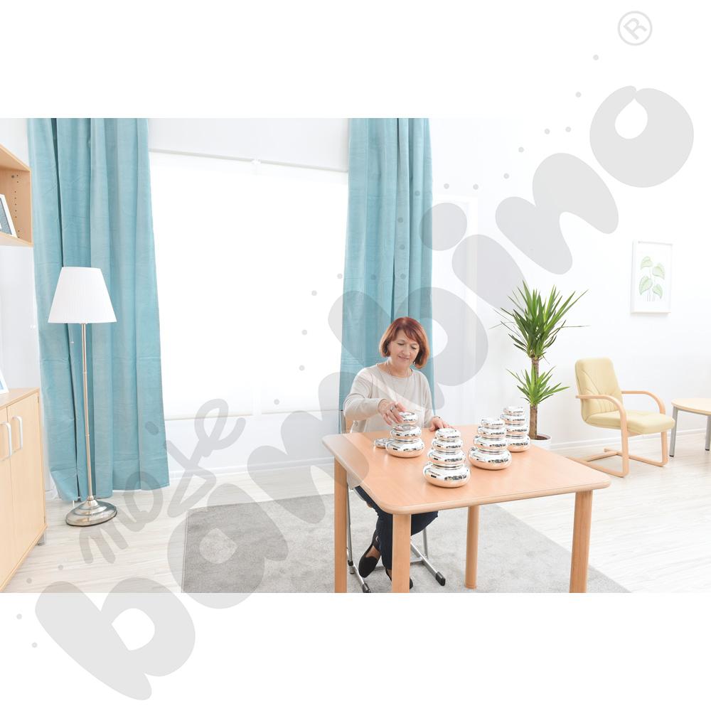 Stół Flexi kwadratowy szkolny - bukowy