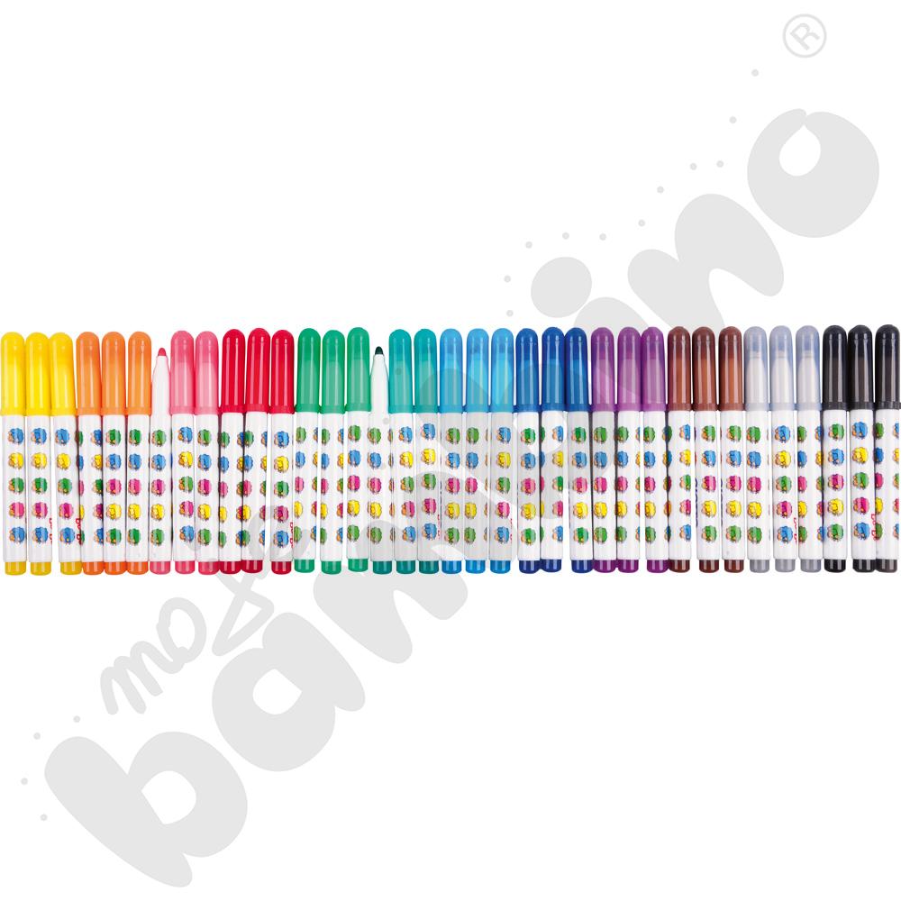 Grube mazaki 36 szt.