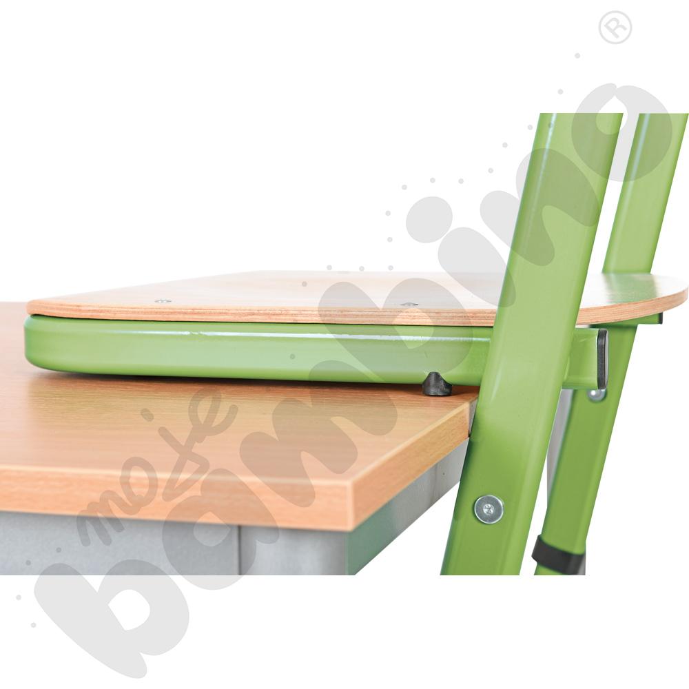 Krzesło T wzmocnione, z regulowaną wysokością, rozm. 5-6 łososiowe