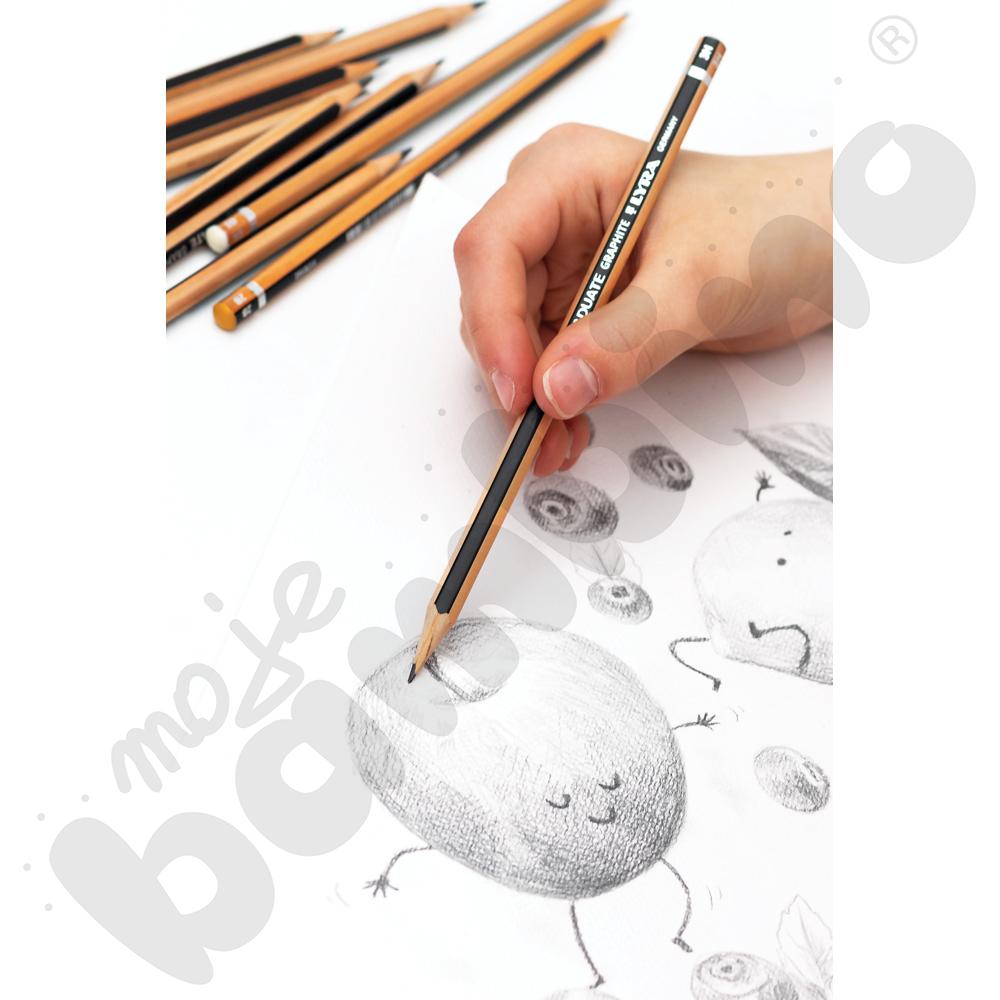 Ołówki o różnej twardości Lyra Graduate, 12 szt.