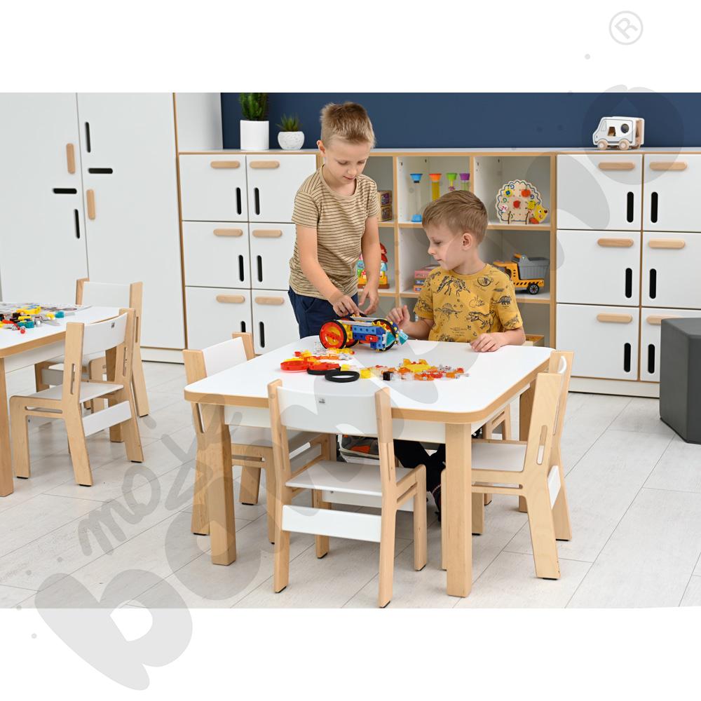 Białe krzesło NEA rozm. 2