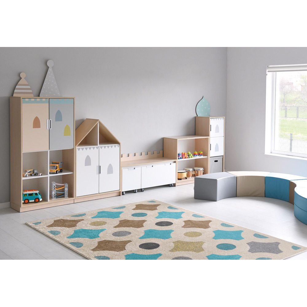 Quadro – zostava Zámok 90 st., tiché zatváranie, korpus javor
