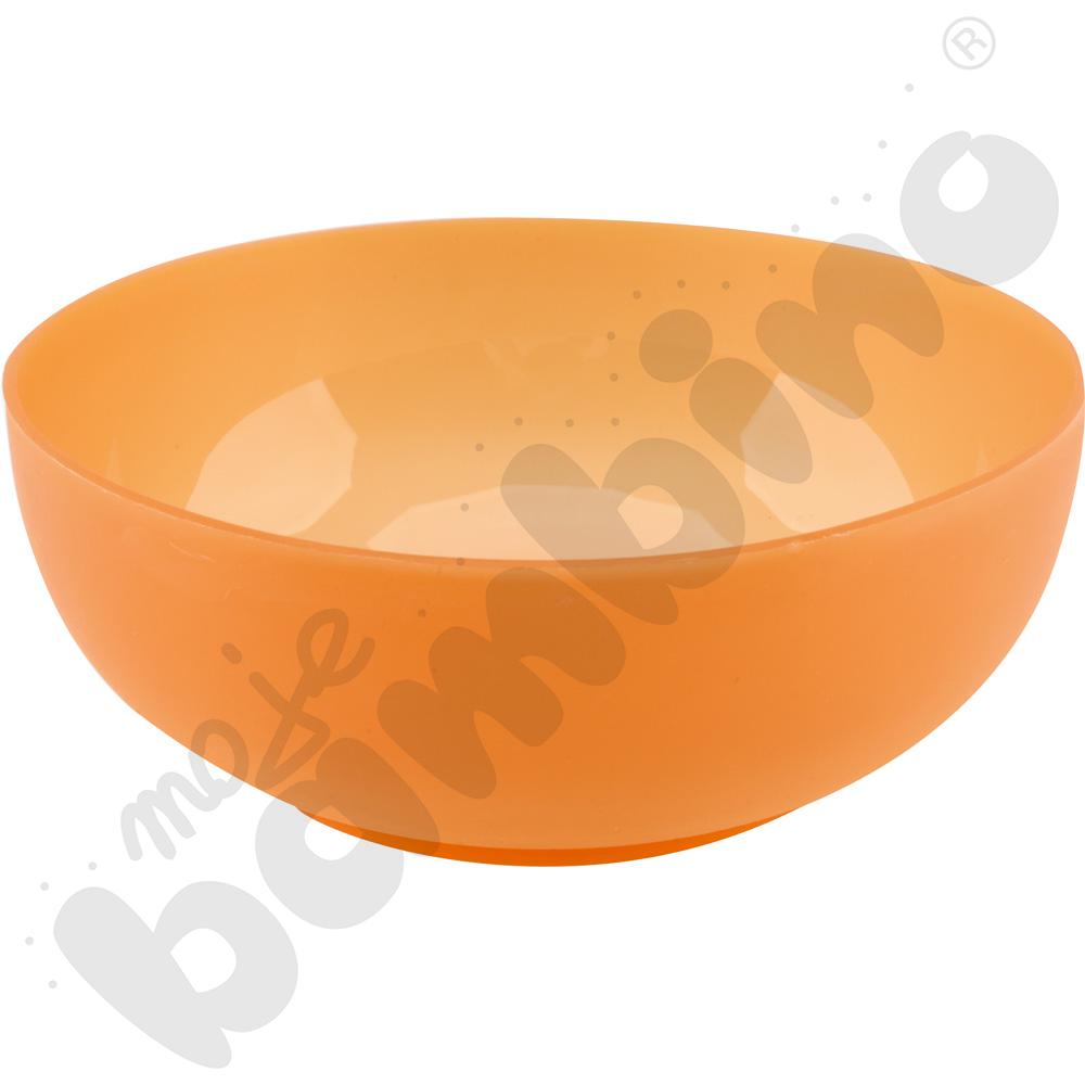 Miseczka Kajtuś średnia 17 cm - pomarańczowa