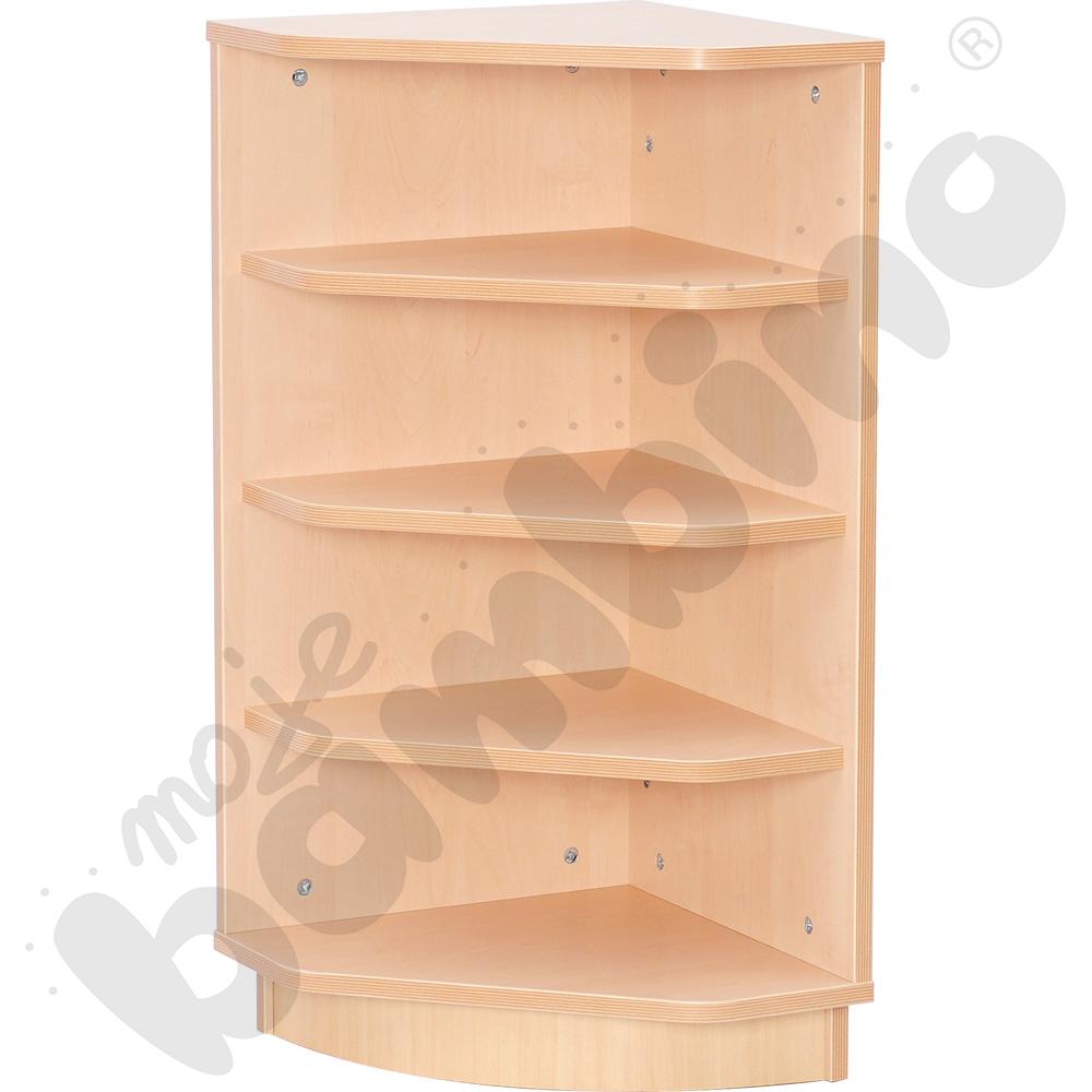 Szafka Flexi narożna na cokole, brzoza