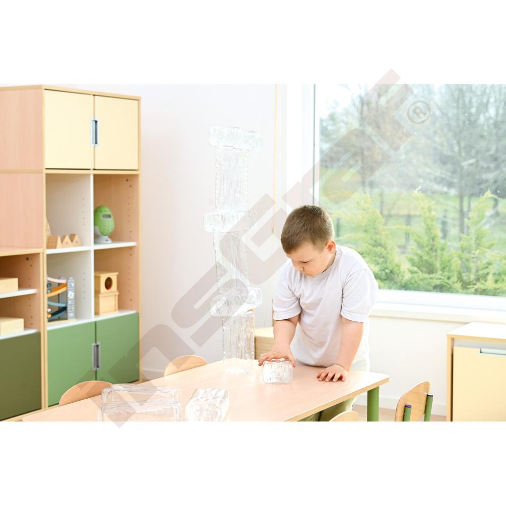 Průhledné ledové bloky 