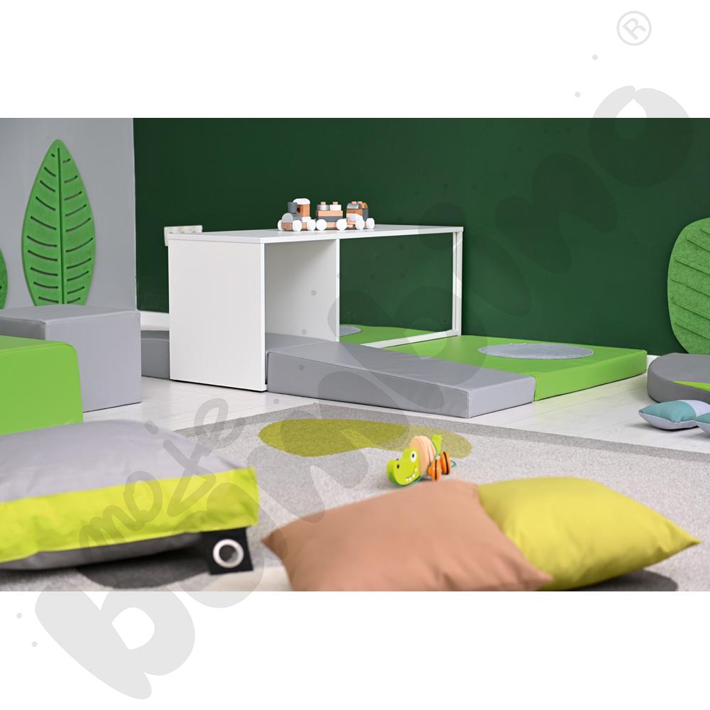 Quadro - kącik zabaw z lustrem, biały