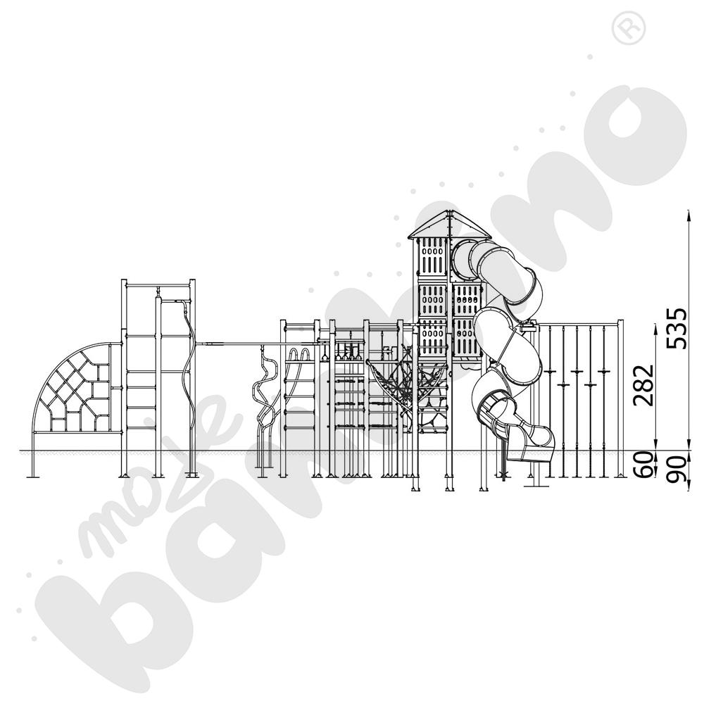 Wysoka multiwspinaczka 1332MP