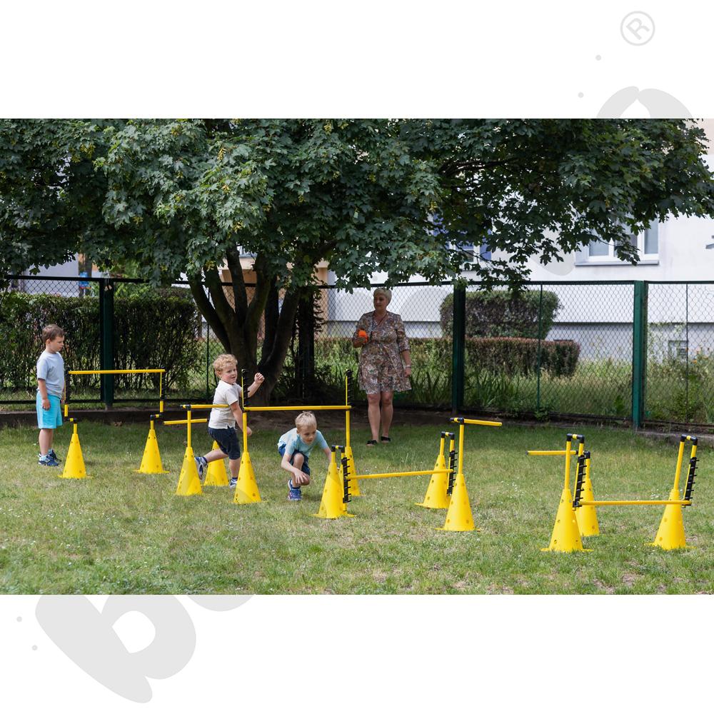 Zestaw tyczek i pachołków