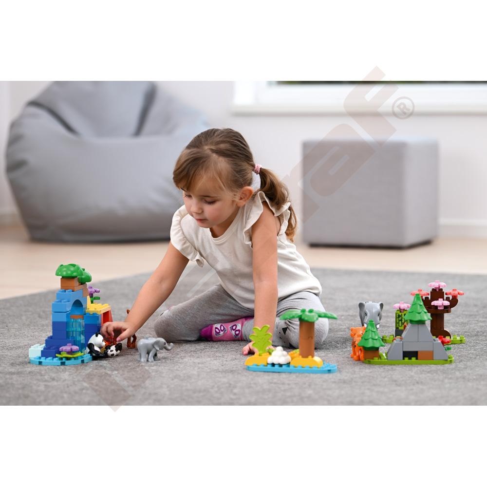 LEGO® Duplo 3 v 1 Rodiny divokých zvierat