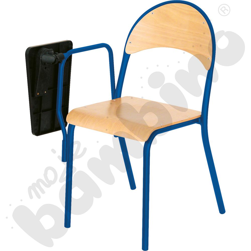 Krzesło P z pulpitem składanym