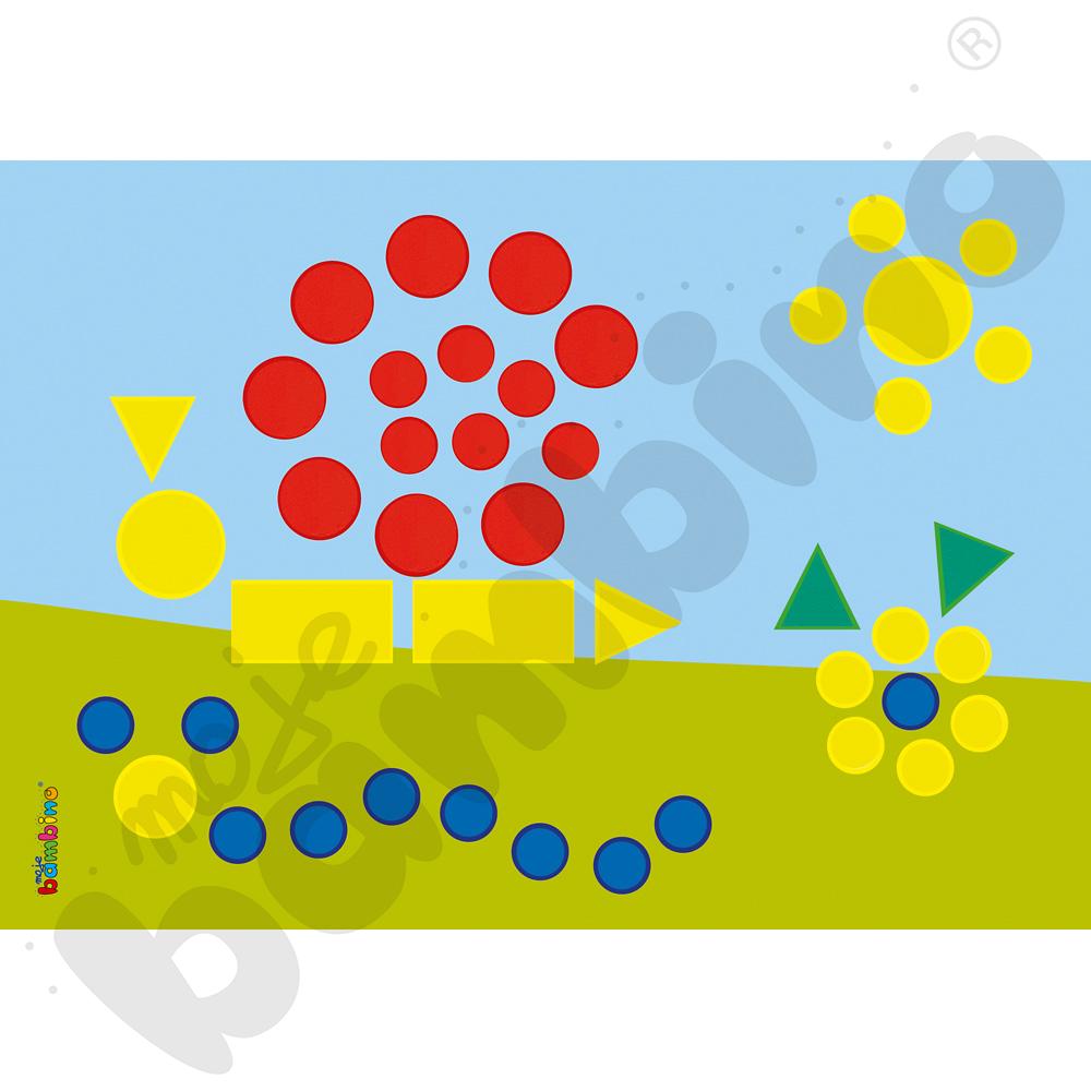 Plansze do naklejek figury