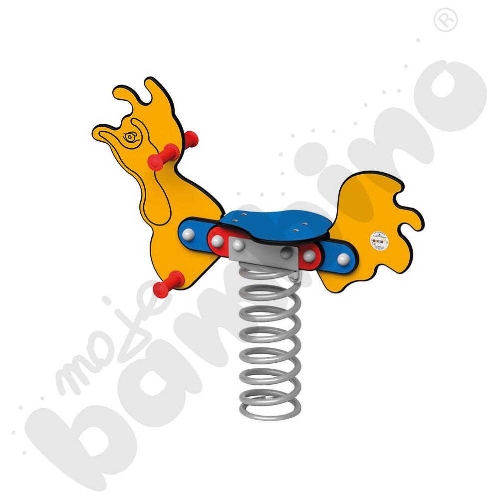 Sprężynowiec Kogut na podstawie metalowej