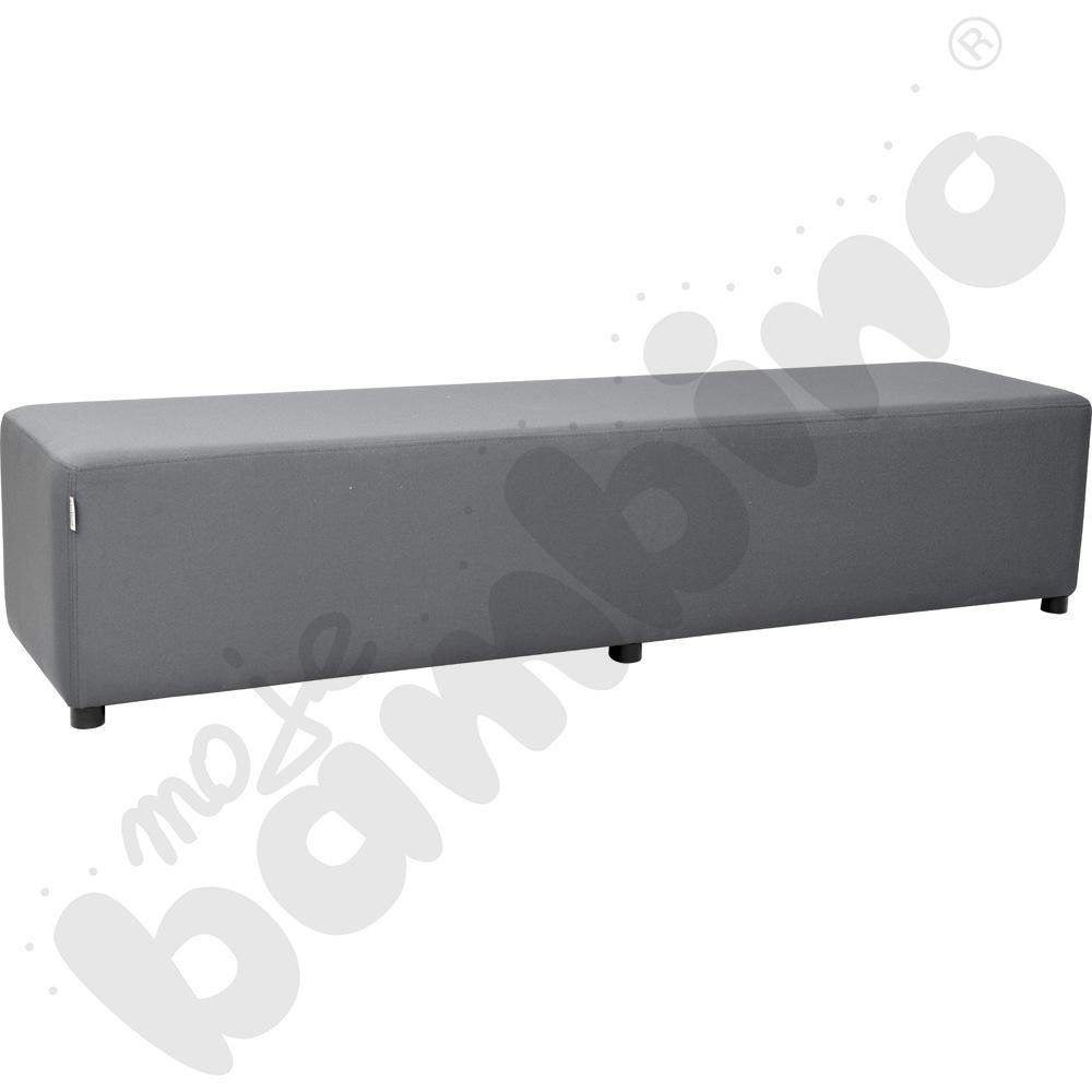 Pufa Blocco 3-osobowa grafitowa